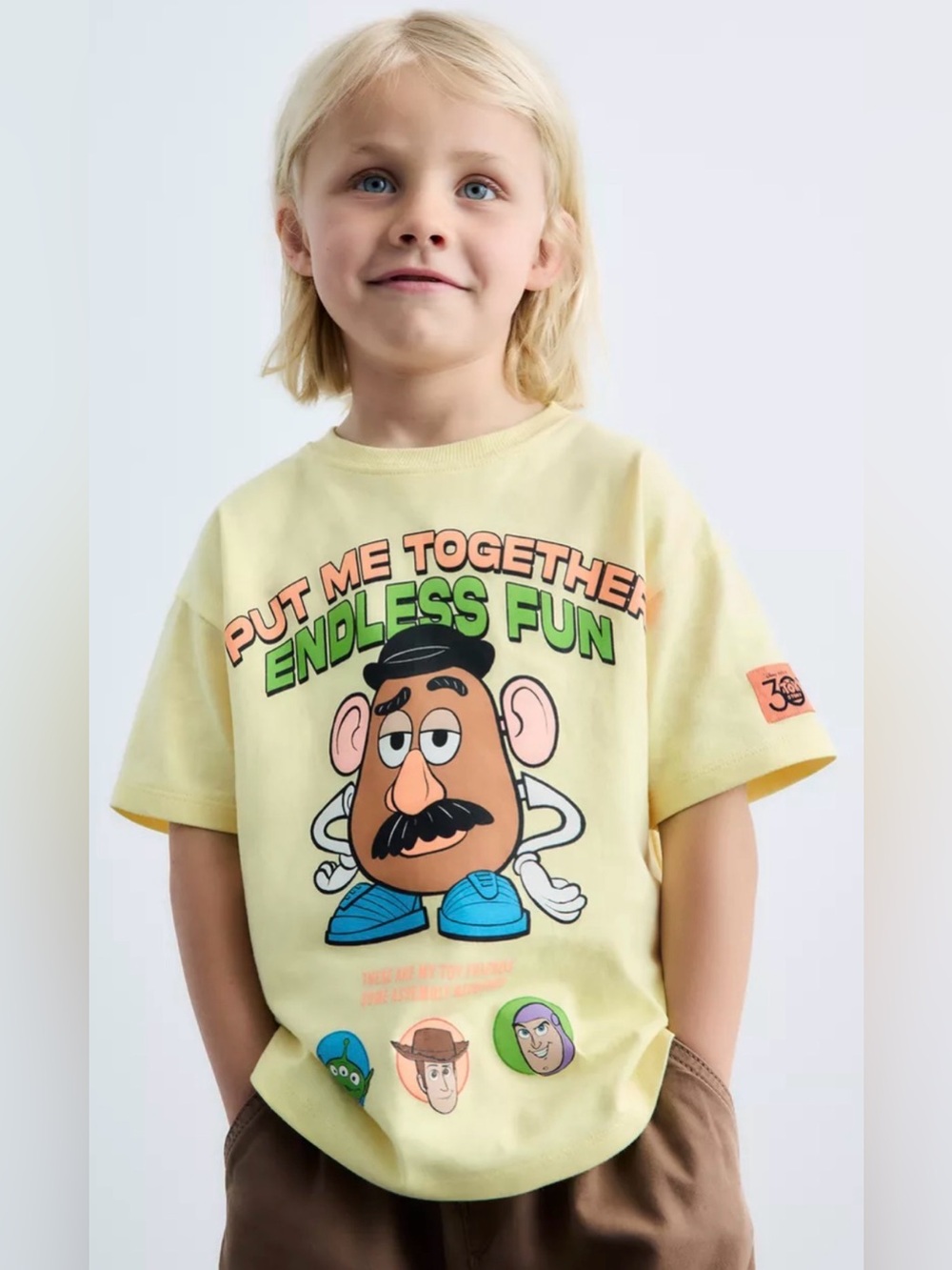 NWT Zara x Disney Toy Story Mr. Potato Head 30th Anniversary Shirt
